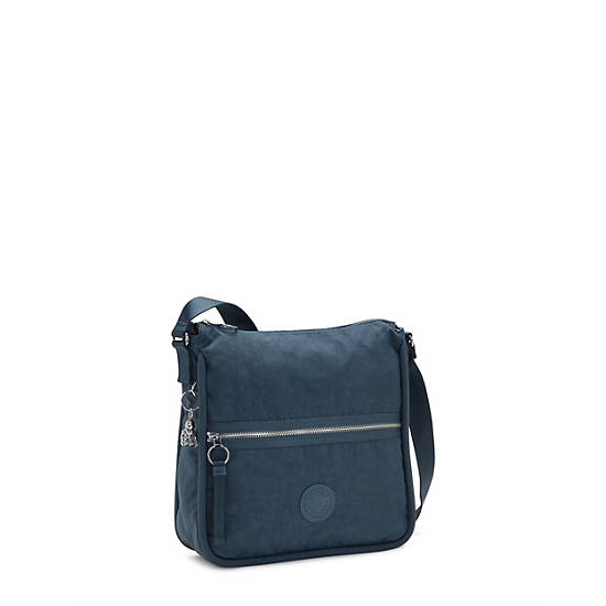 Kipling Oswin Shoulder Bags Nocturnal Grey Metallic | CA 1426WN